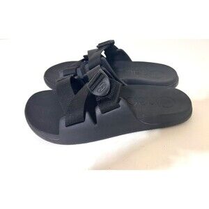 Chaco Chillos Sandals Women's Size 8 Thong Flip Flops Black Slides